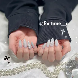 ネイル 1/23空✩.💜 Yuuna💜のネイルデザイン