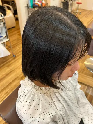 ミディアム 🐰ハイトーンカラー 畠山　渡🐰のヘアスタイル