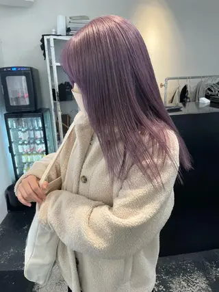 ロング カラー ヘアアレンジ 艶ハイトーン/ヘア アレンジAYAKAのヘアスタイル