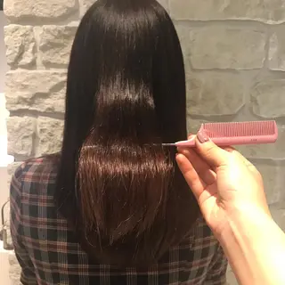 ロング カラー 庄司 美佑樹のヘアスタイル
