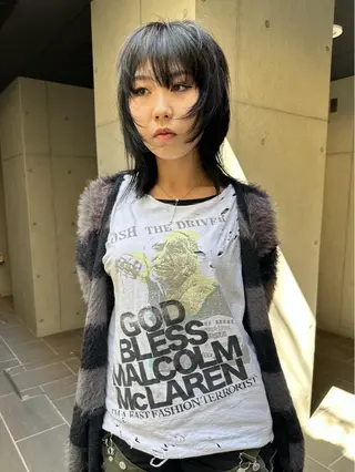 ショート カラー 似合わせウルフ/ レイヤー/山本祐輔のヘアスタイル