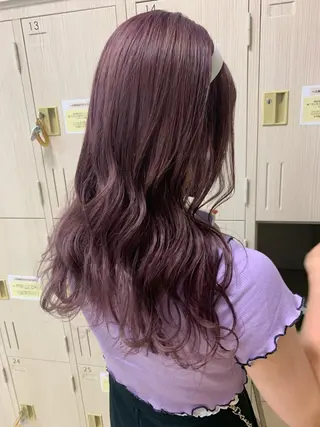 セミロング カラー 暖色専門美容師🎀 お客様満足度◎のヘアスタイル