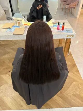 ロング カラー 須永 さくらのヘアスタイル
