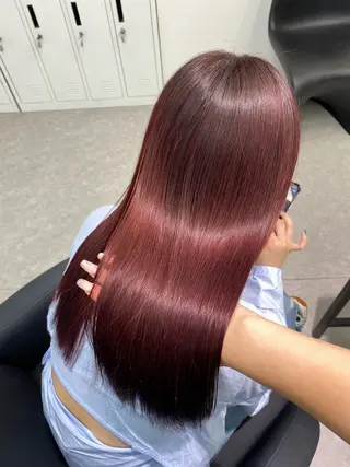 ミディアム カラー PELEshibuya所属・カットモデル様無料 💎saaya💎のヘアスタイル