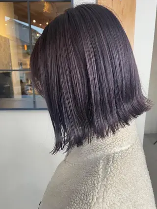 ミディアム カラー ❣️ハイトーン❣️ BLUE&Co.のヘアスタイル