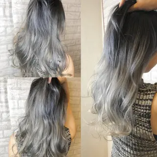 ミディアム カラー JILBLAN京都 ショート/ハイライトのヘアスタイル