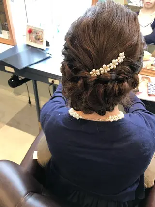 ロング ヤマナカ エリカのヘアスタイル