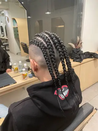 ヘアアレンジ メンズ Le'a所属・渋谷/フェード/ 國分 翔のヘアスタイル