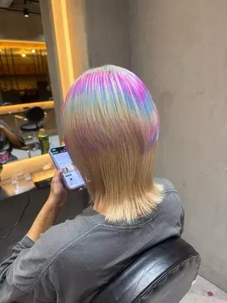 カラー 木村 ハルカのヘアスタイル