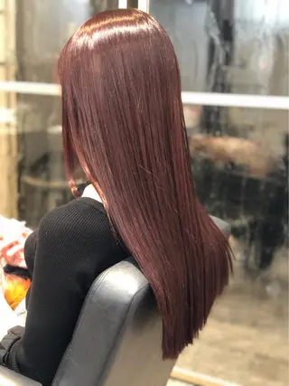 ロング 岩崎 恵実のヘアスタイル