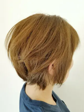 ショート カラー 髪質改善/ハイライト 小林秀樹のヘアスタイル