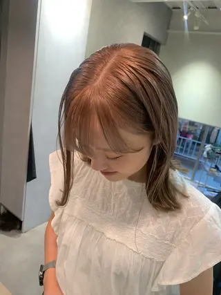 ミディアム 【髪質改善🌿】木本 志歩のヘアスタイル