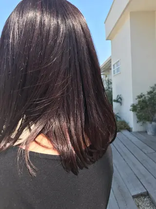 ミディアム パーマ Hair Musee   柱店所属・topstylist 吉住 早織のヘアスタイル