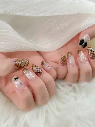 ネイル Agate miku🎀‧₊のネイルデザイン