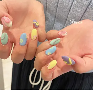 ネイル revia所属・ERI Nailistのネイルデザイン