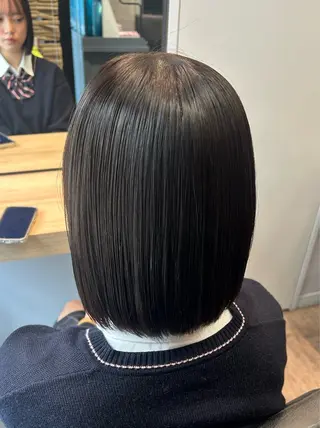 ショート 透明感カラー/縮毛/ chino🍀のヘアスタイル