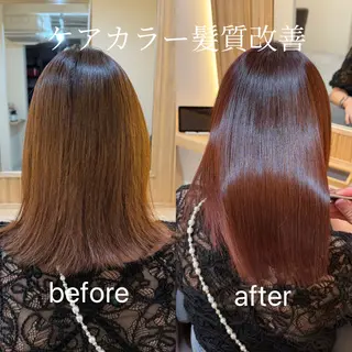 セミロング attrait南堀江所属・KAISEI髪質改善 /縮毛矯正のヘアスタイル