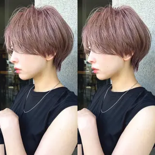 ショート カラー 浅井 寛十朗のヘアスタイル