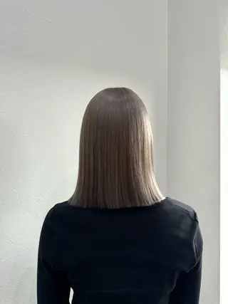 ミディアム カラー 松本 晴琉のヘアスタイル