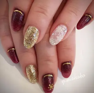 ネイル She nail studio 原宿所属・パラジェル有/ スカルプ/mahoのネイルデザイン