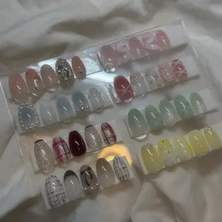 ネイル Rion/ガーリー/ オタ活ネイルʚ🎀ɞのネイルデザイン