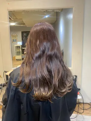 ミディアム カラー メンズカット/パーマ 艶カラーTAIGA︎のヘアスタイル