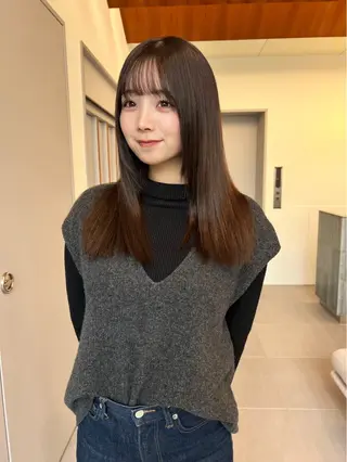 ロング カラー 透けるカラー🫧 Memi🎀のヘアスタイル