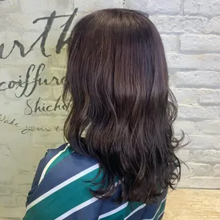 ロング カラー EARTH  紫竹山 🦋本間未来🦋のヘアスタイル