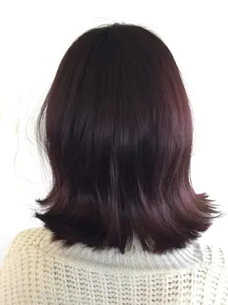 ミディアム カラー ヘアアレンジ Add9 久保田 陽代のヘアスタイル