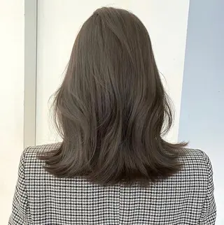 セミロング 透明感カラー♡ Mahoのヘアスタイル