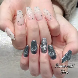 ネイル 長いだし/スカルプ/ パラシェルN.oneのネイルデザイン