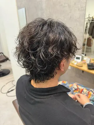 ミディアム パーマ メンズ Dxxxx III所属・女性目線の大人 メンズ*Ayakaのヘアスタイル