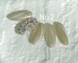 ミディアム lune nail_2017のその他イメージ