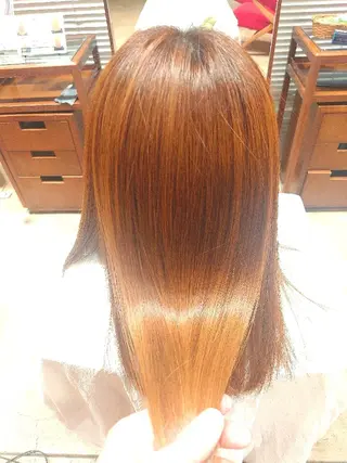 セミロング from…所属・BARBER/ 髪質改善/南慎也のヘアスタイル