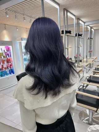 ロング グレージュ 透明感 ブリーチなし田島晃汰のヘアスタイル