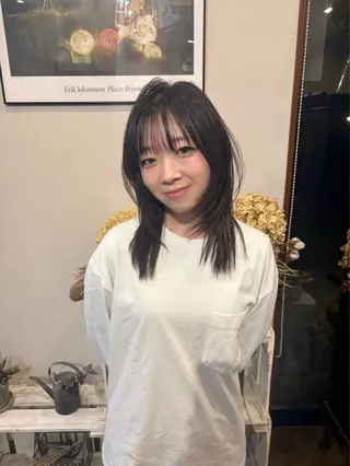 ロング Clair,e gran所属・木村 愛のヘアスタイル