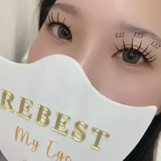 マツエク・マツパ Lashlift 👁️REBESTのマツエク・マツパデザイン