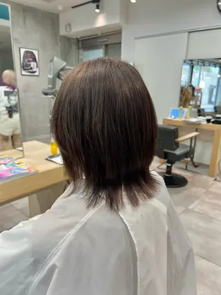 ミディアム 🌞レイヤー×カラー 前川那津美🌞のヘアスタイル