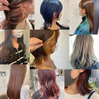 カラー 新越谷Lusso 【OOSERA】のヘアスタイル