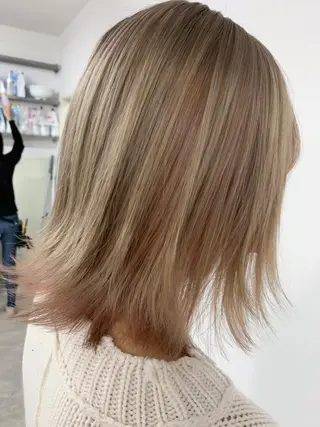 ミディアム 🥇近藤 恭輔🥇 Recharme新保のヘアスタイル