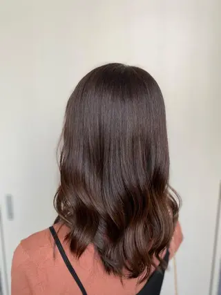 セミロング カラー ヨシダ フミノリのヘアスタイル