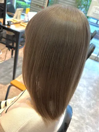 セミロング カラー La fith hair letter所属・Lafith住道 TATSUYAのヘアスタイル