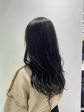 セミロング カラー パーマ ヘアアレンジ ネイル マツエク・マツパ 韓国風ベージュ🤎 赤みなし🌿横浜🤎のヘアスタイル
