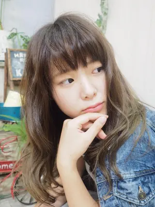 ミディアム カラー 【全部無料🙇】 おがわようしんのヘアスタイル