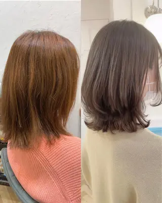 ミディアム カラー パーマ ヘアアレンジ Londideal 高橋ヒロシのヘアスタイル