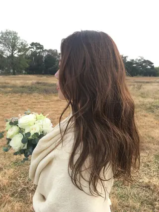 ロング ツバサ 髪質改善のヘアスタイル