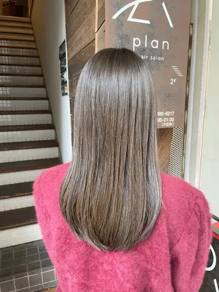 ロング カラー plan高槻JR駅前店所属・plan maiのヘアスタイル