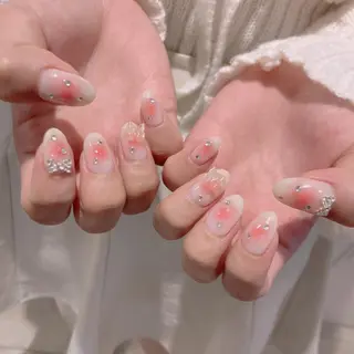 ネイル 韓国ネイル/ワンホン ネイル🎀表参道3分のネイルデザイン