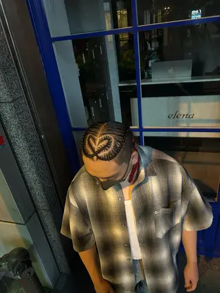 ミディアム ヘアアレンジ メンズ ブラックヘア🧜‍♂ 😈itsuki👿のヘアスタイル