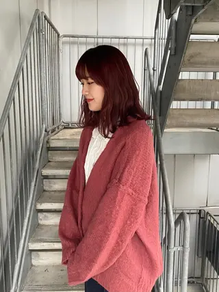 ミディアム カラー mai / linoah˚✧のヘアスタイル